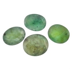 Green Emerald – 19.82 Carats (Ratti-21.90) Panna ~ 4 Pcs Seller Pack